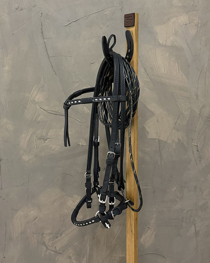Apero de cabeza de nudo negro