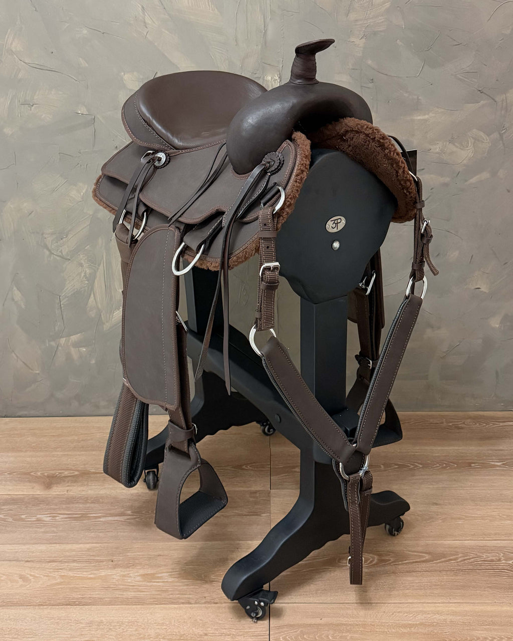 Silla Impermeable de Lujo 16" café 5974