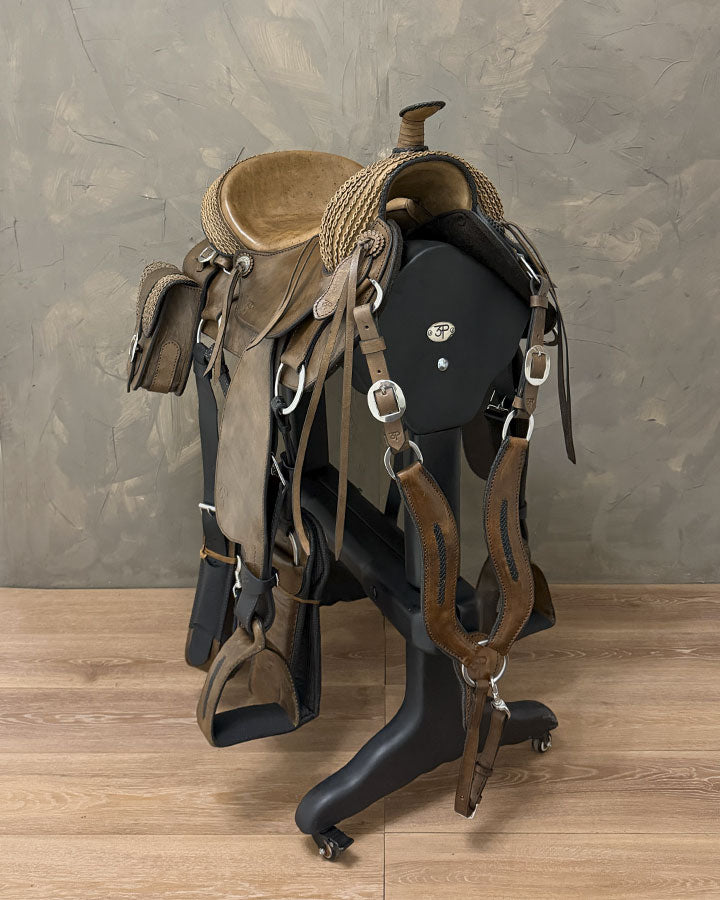 Silla Pellizcada 16" envejecido con negro 6185